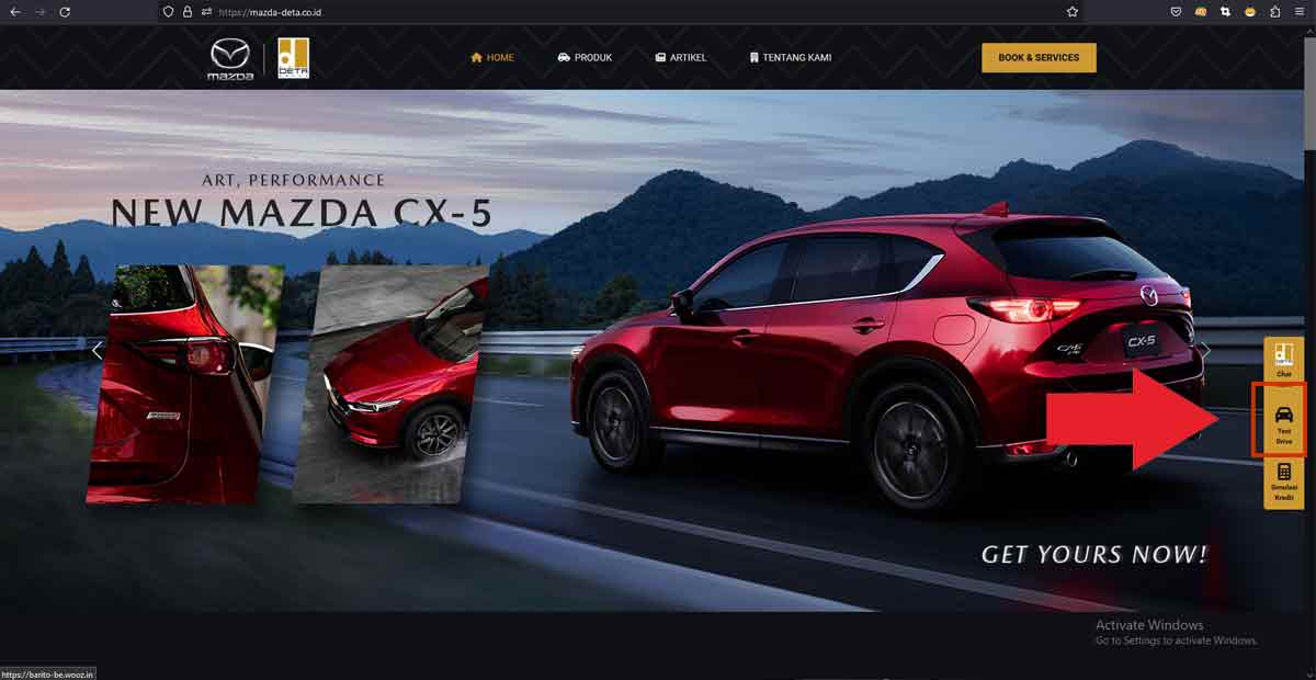 Cara Test Drive Mobil di Dealer Mazda